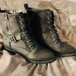ID Required black side zip boots